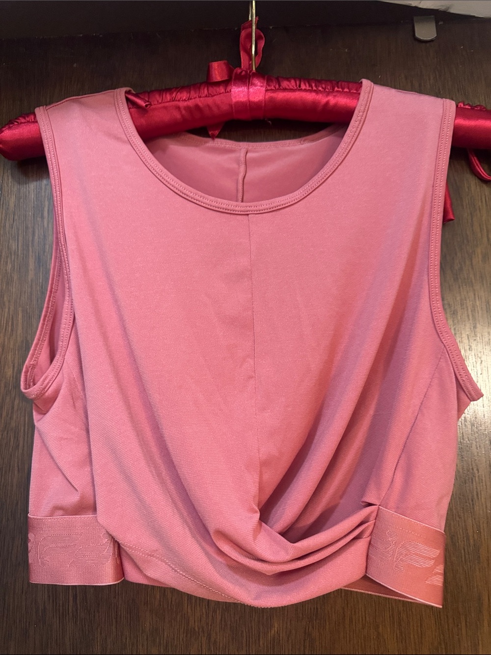 Fabletics Rust Cropped Tank